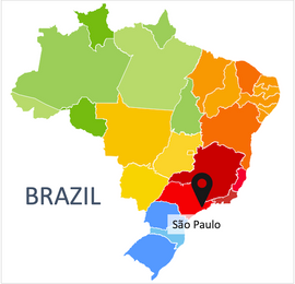 Sao Paulo map